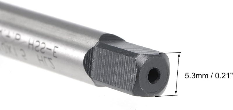 Boxonly Spiral Flute Thread Tap M10 x 1.5mm, for Processing Blind Holes and Sticky Materials, HSS Nitriding Coated, H2 Tolerance, Metric Machine Threading Tap Screw Thread Tapping Tool, 1pcs - Image 3